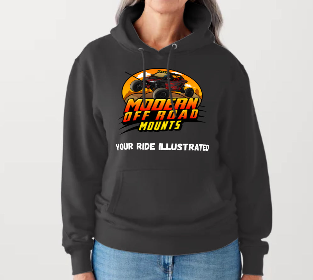 Custom Off-Road Hoodie (Your Ride Illustrated)
