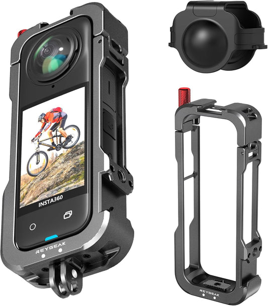 Insta360 X4 Protective Cage with Silicone Lens Cover