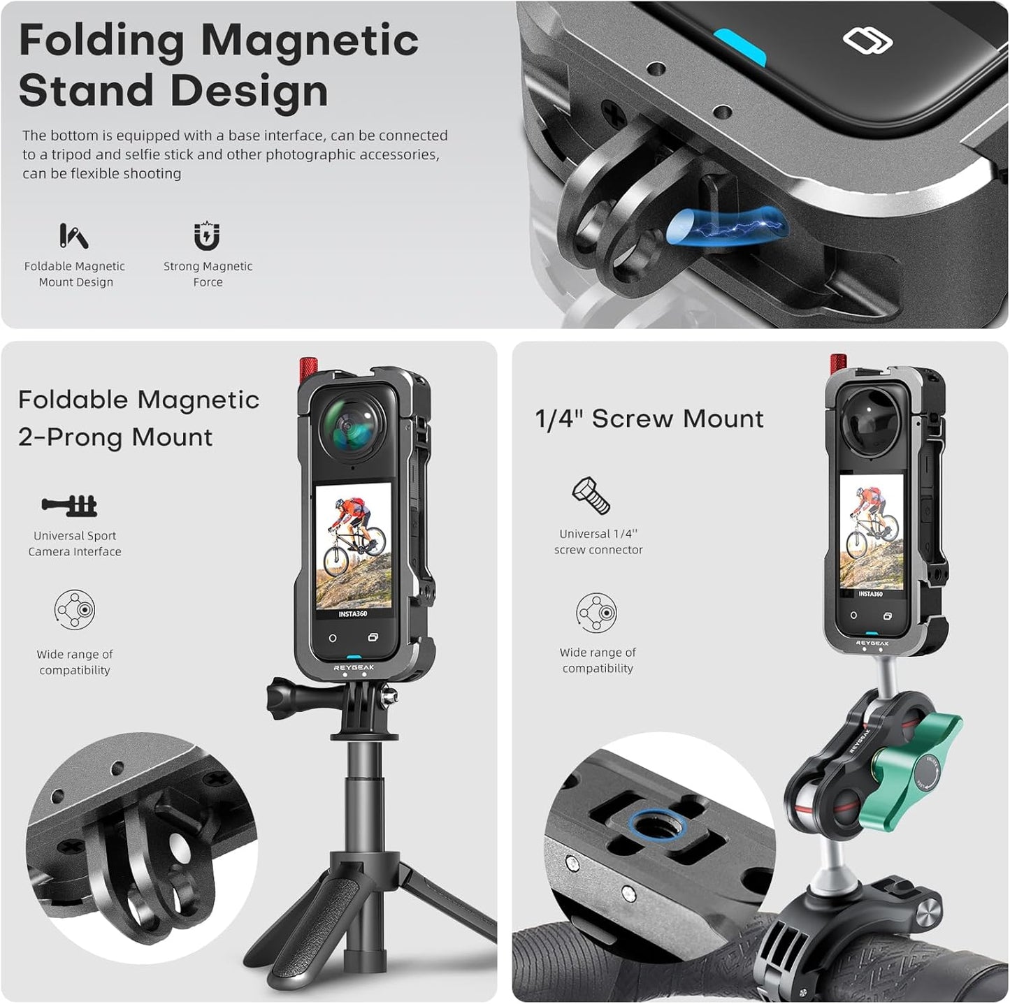 Insta360 X4 Protective Cage with Silicone Lens Cover