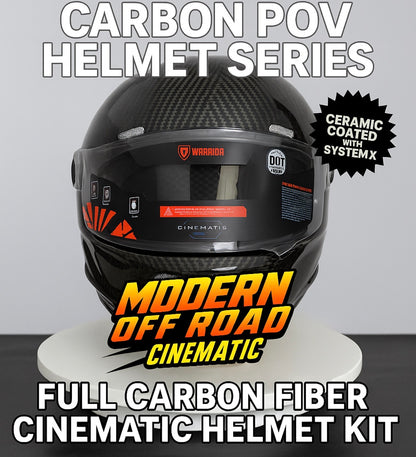 Modern Off-Road™ POV Series —Full Carbon Fiber Helmet Kit