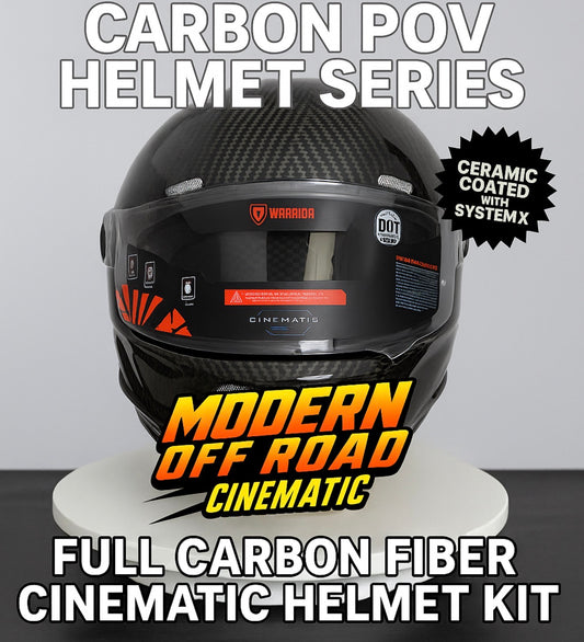 Modern Off-Road™ POV Series —Full Carbon Fiber Helmet Kit